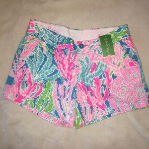 NWT Lilly Pulitzer size 8 shorts in Let’s Cha Cha